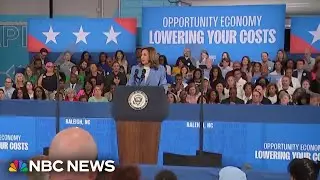 Harris touts new economic plans in first major policy speech as Democratic nominee