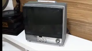 TV ANTIGA GENERAL ELETRIC ESCORT MASCARA NEGRA 1969 VALVULADA