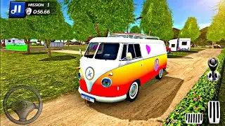 Summer Camper Van Parking & Drive - Summer Camper Island Simulator #1 - Android Gameplay