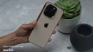 Rose Gold Glass Finish Soft Case