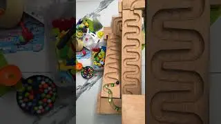 Marbles in Action! ASMR Marble Race