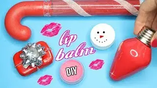DIY Lip Balm {Easy}! How To Make 5 Amazing Lip Gloss DIYs! 100% Fun Winter Makeup Projects!