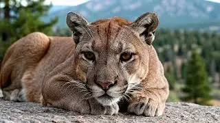 🐻 Yellowstone 4K Grizzlies, Wolves & Cougars  Ultra Realistic AI Documentary
