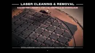 Laser Cleaner Rust Remover for Steel Workpieces and Manhole Covers in Industrial and Urban Settings