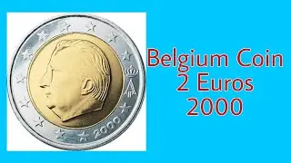 2 Euros 2000 Belgium Coin value update