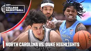 North Carolina Tar Heels vs. Duke Blue Devils | Full Game Highlights
