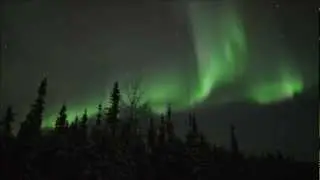 Aurora display at Poker Flat Research Range, UAF (December 15, 2012)