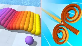 Canvas Run Vs Spiral Rider👒👒👒TikTok Max ASMR Walkthrough Gameplay BR12