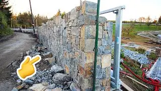 STONEWALL building with mortar ⚒️