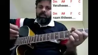 Lesson 21 - Mel Mel Mel..(Ustad Hotel) Guitar Chords Lesson