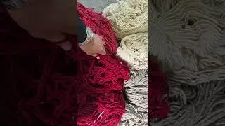 Moroccan Rug Making: Wool to Wonder 🧶✨ | #shorts