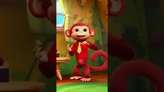 Monkey, Monkey, Swing So High   Fun Jungle Rhyme for Kids # cartoon #kids