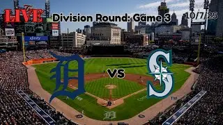 Detroit Tigers vs Seattle Mariners | DIVISION Rnd, Game 3 | LIVE Play-by-Play & Commentary | 10/7/25