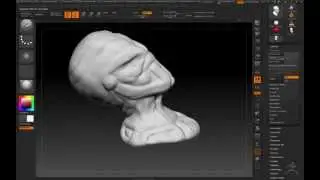 Extraterrestrial head sculpt