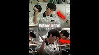 Weak Hero Sieun in school Behind Scene 💀🔥 #WeakHeroClass #KdramaEdit #edits