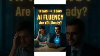 AI Fluency: The 10-Day Task You Can Finish in 2! (Are YOU Ready?)   #shorts #AISkills #telugu #AI