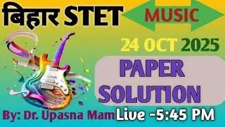 STET Music paper solution live 83