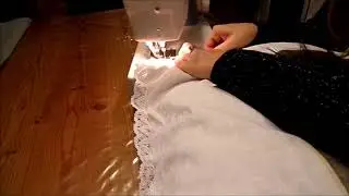 DIY :NÄHEN LERNEN, SHABBY CHIC  einfache KISSEN - HÜLLE nähen ; UPSYCLING