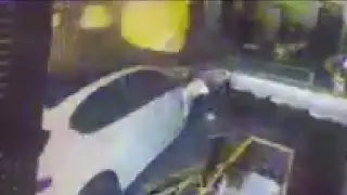 Video shows car crash into NoHo sushi restaurant