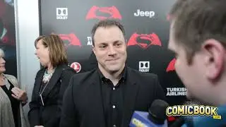 Geoff Johns at the Batman v Superman: Dawn of Justice Red Carpet