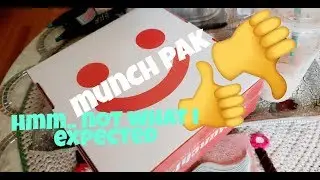 Munch Pak Box Opening...My Opinion