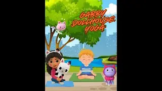 Yoga for kids | Gabby dollhouse Yoga| Brain break | PE cool down| Easy Yoga| Baby Yoga