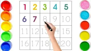 Counting 1 to 20 Song for Kids | Number Rhymes and Learning | Preschool Nursery Counting Video