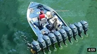 The Golden creativity | Manufacture a boat engine from old scrap | #MR_MEG