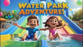 Jack and Jill&rsquo;s Water Park Adventure 🌊 | Fun Kids Song & 3D Cartoon Rhyme