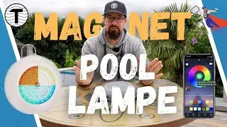 Magnet Pool-Lampe mit App-Steuerung / Magnetlampe