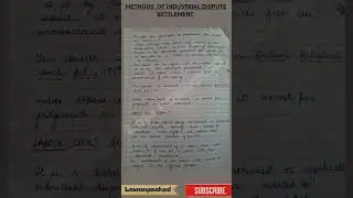 industrial dispute settlement industrial act 1947
