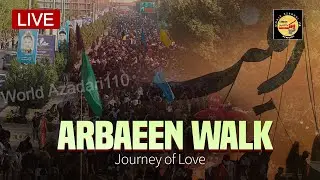 🔴 Live Arbaeen Walk 2022 | Najaf to Karbala 1444 Hijri | Journey of Love |#livearbaeenwalk #أربعين