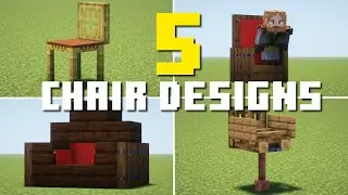 Top 5 Minecraft Chair Designs