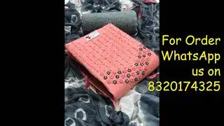 linen Cotton With Handwork Dress Material Wholesale Price : 925/-|| Latest Design Of Linen Suit 2021