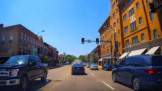 Peaceful Daytime Drive ☀️ St. Charles Illinois | Road Sounds ASMR