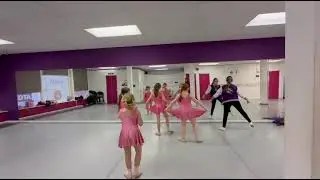 Show practice: Kiddie Mon & Sat pink ballet - rudolph
