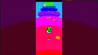 🔠AZ Run - 2048 ABC Runner (Level-14) Relaxing ASMR Puzzle Ball Runner Game #shorts