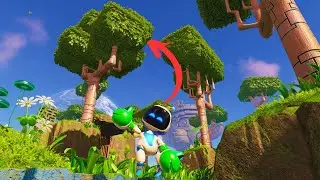 Jump to the giant treetops in Astro Bot&rsquo;s Az-Tech Trail