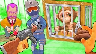 I Am Monkey WENT TOTAL CRAZY (I Am Monkey VR)