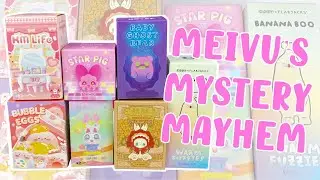 Let's Open 7 New Blind Boxes from KikaGoods! BUBBLE EGGS, GHOST BEAR, BANANA BOO AND MORE | MMM ♡