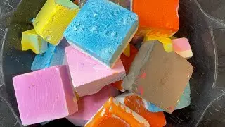 Multicolor F1 Soft Chalk in Bucket | Oddly Satisfying 