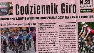 Giro d'Italia 2024 - #21 - Merlier po raz drugi, Aniołek zn&oacute;w blisko | Codziennik TurDeTur
