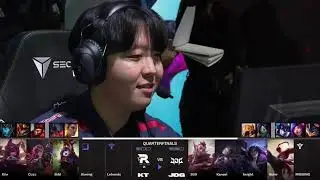 JDG vs KT – Hra 4 @ Worlds 2023 Knockout stage