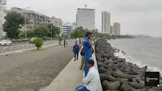 Marin Drive in Monsoon, Mumbai || slowmoting cinematic vedio (Bombay) @susmitabongcreation5552
