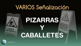 pizarras y caballetes