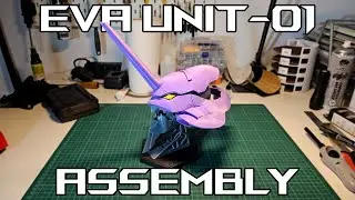 EVA Unit-01 Head Bust Assembly | Neon Genesis Evangelion