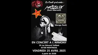 Annonce Moza&iuml;k + Sequana &agrave; l'Armony le 25/04/25