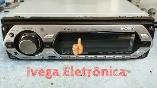Rádio Sony com CD e Fm ruins.