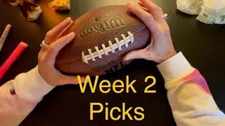 NFL Week 2 Picks ~ Soft Spoken ASMR with Gentle Sounds