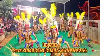 🔴INGSUN VERSI TOPENG IRENG SEMBRANI RIMBA MANUNGGAL#fypシ #topengireng #jaranan #warok #gwsmterbaru 